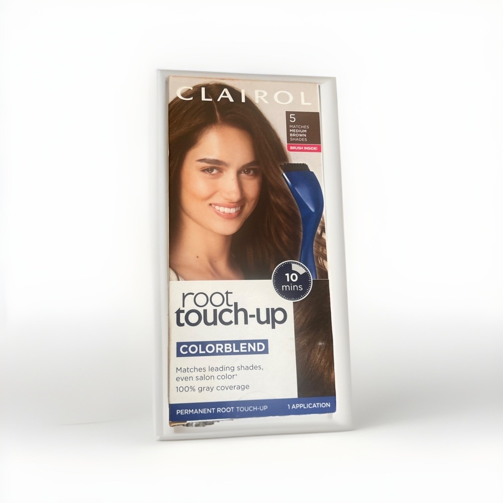 Clairol Women's Root Touch-Up Permanent Hair Color Medium Brown 5